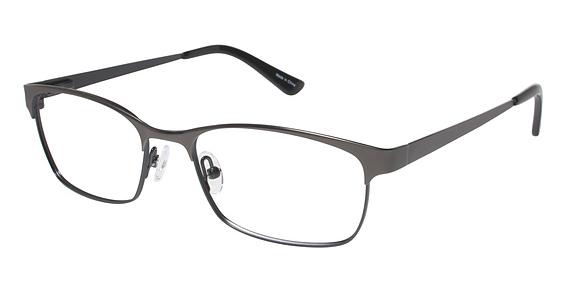 Vision's Vision's 200 Eyeglasses, C01 Matte Dark Gun Metal / Teal
