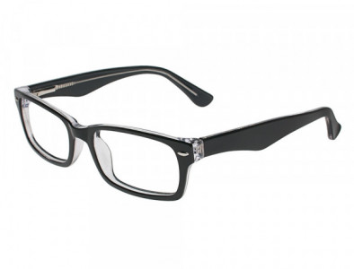 NRG G636 Eyeglasses, C-2 Black/Crystal