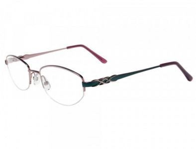 Port Royale IRIS Eyeglasses, C-2 Blush/Teal