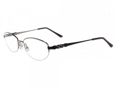Port Royale IRIS Eyeglasses, C-3 Silver/Onyx