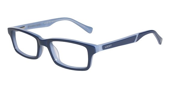 Lucky Brand Double Stitch Eyeglasses, NAV Navy