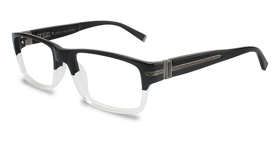 John Varvatos V349 Eyeglasses, BLA Black Crystal