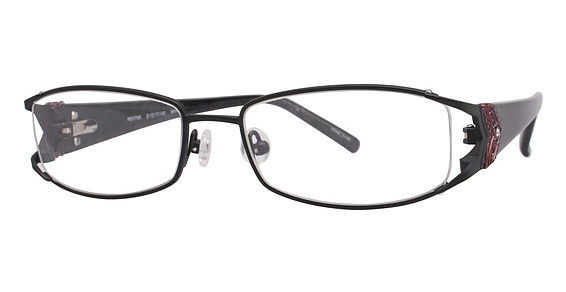 Revolution REV706 Eyeglasses, BKRD BLACK/RED