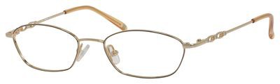 Liz Claiborne Liz Claiborne 242 Eyeglasses, 0FJ4(00) Shiny Gold