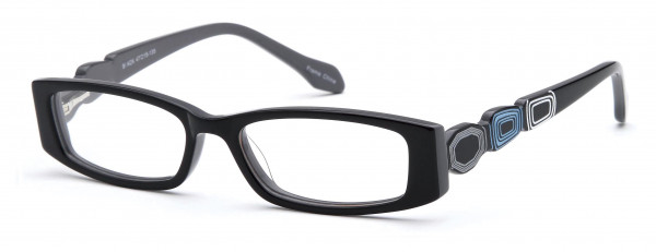Di Caprio DC 81 Eyeglasses, Black