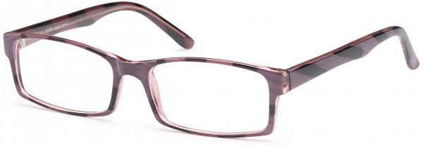 4U U 38 Eyeglasses, Black