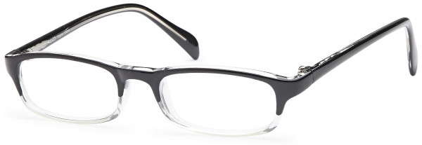 4U U 23 Eyeglasses, Black