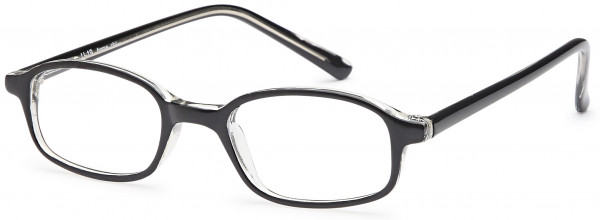 4U U 19 Eyeglasses, Black