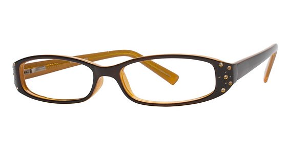 Capri Optics Megan Eyeglasses, Brown