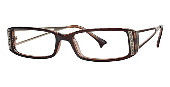 Capri Optics Monica Eyeglasses, Brown