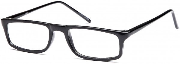 4U U 46 Eyeglasses, Black