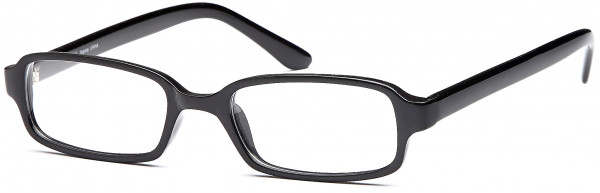 4U U 21 Eyeglasses, Black