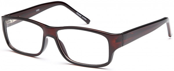 4U US 59 Eyeglasses, Brown
