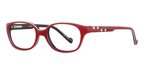 Alpha Viana 2539 Eyeglasses, C1 Red/Blk