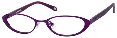 Fossil Lillia Eyeglasses, 0JJU(00) Semi Matte Purple