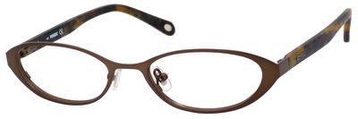 Fossil Lillia Eyeglasses, 0TY6(00) Satin Brown