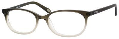 Fossil Raven Eyeglasses, 0FP9(00) Olive Fade