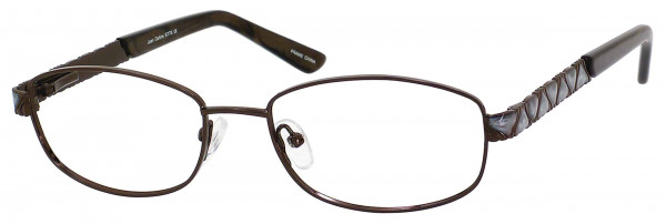 Joan Collins JC9775 Eyeglasses, Brown/Marble