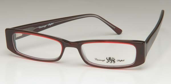Cavanaugh & Sheffield CS5020 Eyeglasses, 6-Wine/Black
