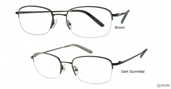 Bulova Sydney Eyeglasses, Brown