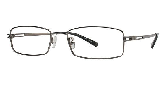 Bulova Hann Eyeglasses, Light Gunmetal