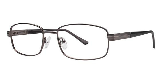 Elan Ralph Eyeglasses, Brown Gunmetal