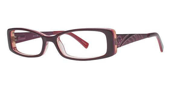K-12 by Avalon 4077 Eyeglasses, Dark Cherry/Pink