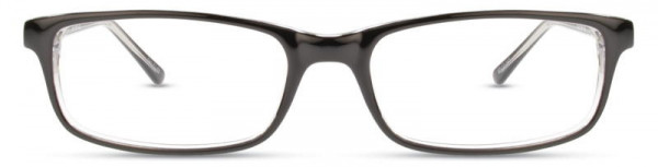 Elements EL-154 Eyeglasses, 2 - Black / Crystal