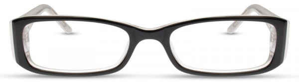 David Benjamin DB-159 Eyeglasses, 3 - Black / White / Gray