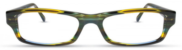 Adin Thomas AT-244 Eyeglasses, 3 - Cobalt / Citron