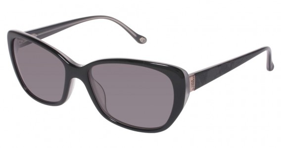 Lulu Guinness L101 Sunglasses, BLACK/CREAM (BLK)