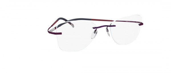 Silhouette TMA Icon 4340 Eyeglasses, 6062 Bordeaux Flair