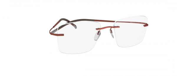 Silhouette TMA Icon 5300 Eyeglasses, 6052 Black-Copper Mood