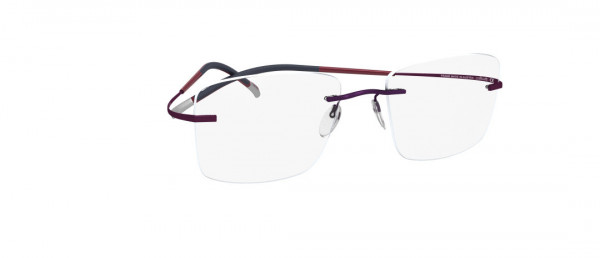 Silhouette TMA Icon 5300 Eyeglasses, 6062 Bordeaux Flair