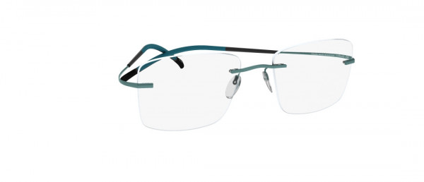 Silhouette TMA Icon 5300 Eyeglasses, 6075 Vivid Teal