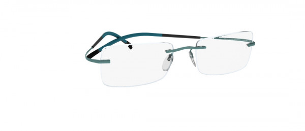 Silhouette TMA Icon 7579 Eyeglasses, 6075 Vivid Teal