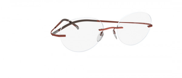 Silhouette TMA Icon 7580 Eyeglasses, 6052 Black-Copper Mood