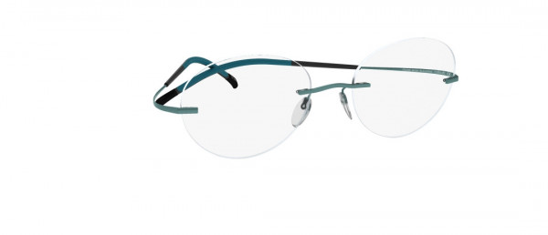 Silhouette TMA Icon 7580 Eyeglasses, 6075 Vivid Teal