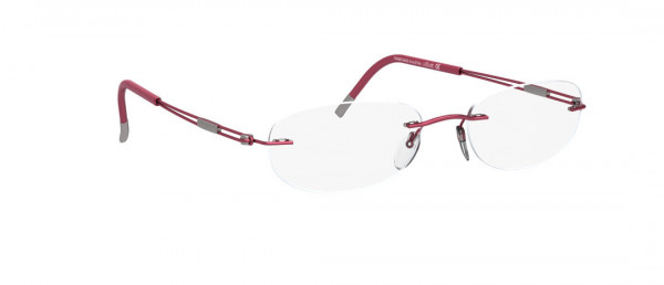 Silhouette TNG 5223 Eyeglasses, 6059 Bordeaux Red