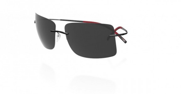 Silhouette TMA Icon 8661 Sunglasses, 6200 black