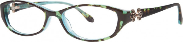 Lilly Pulitzer Kolby Eyeglasses, Tortoise Aqua