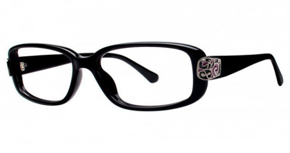 Genevieve SPLENDOR Eyeglasses, Black/Gunmetal