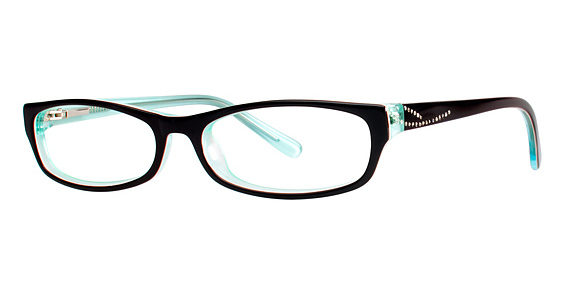 Fashiontabulous 10x229 Eyeglasses, Black/Mint