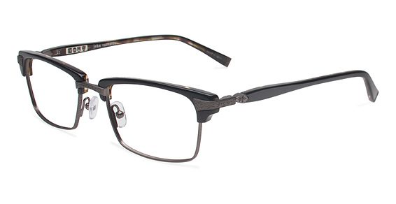 John Varvatos V145 Eyeglasses, BLA Black Tort
