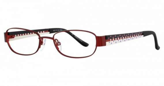 Bulova Lakota Eyeglasses, Red