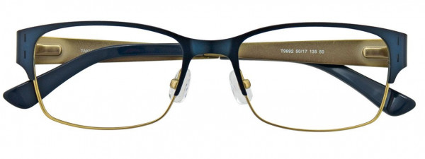 Takumi T9992 Eyeglasses, 050 - Satin Indigo & Light Olive
