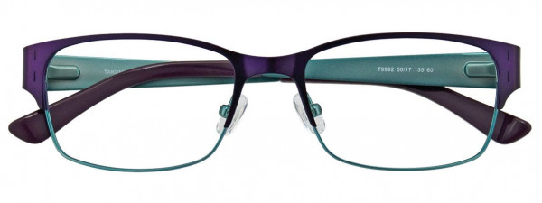 Takumi T9992 Eyeglasses, 080 - Satin Violet & Turquoise