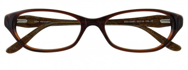 MDX S3281 Eyeglasses, 010 - Dark Brown