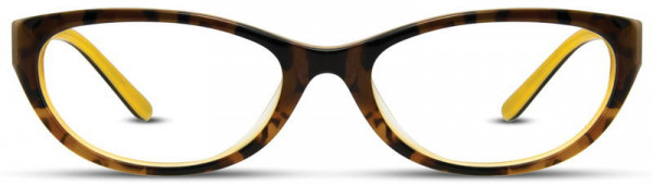 Adin Thomas AT-266 Eyeglasses, 3 - Tortoise / Yellow