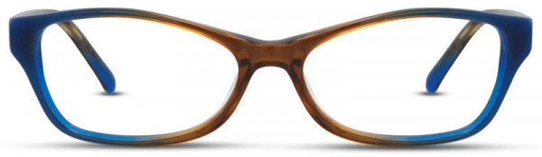 David Benjamin DB-164 Eyeglasses, 1 - Cobalt / Cocoa